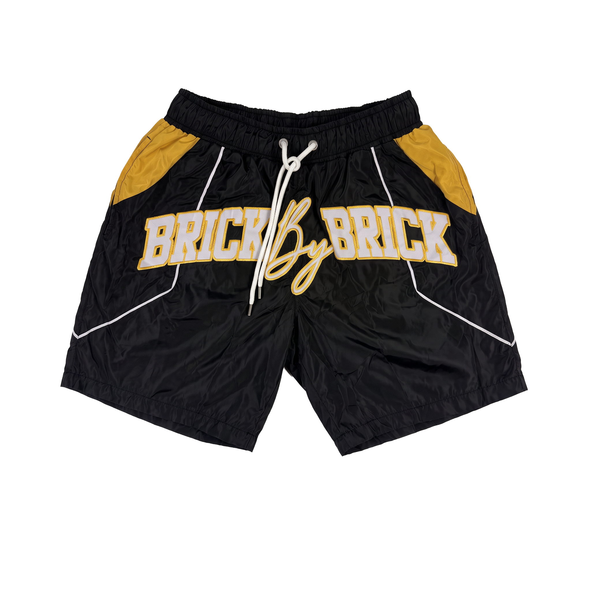 Black/Gold Windbreaker Zip-Up