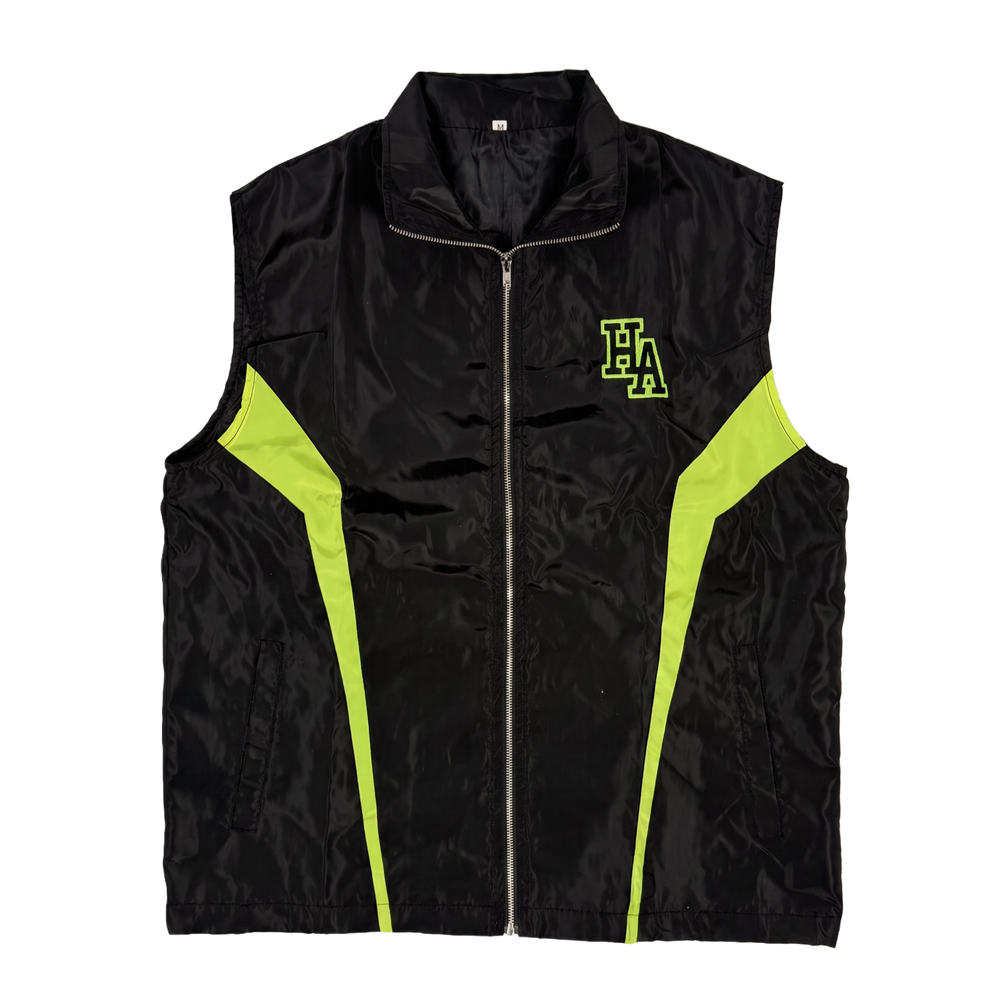 Black/Jolt Windbreaker Vest