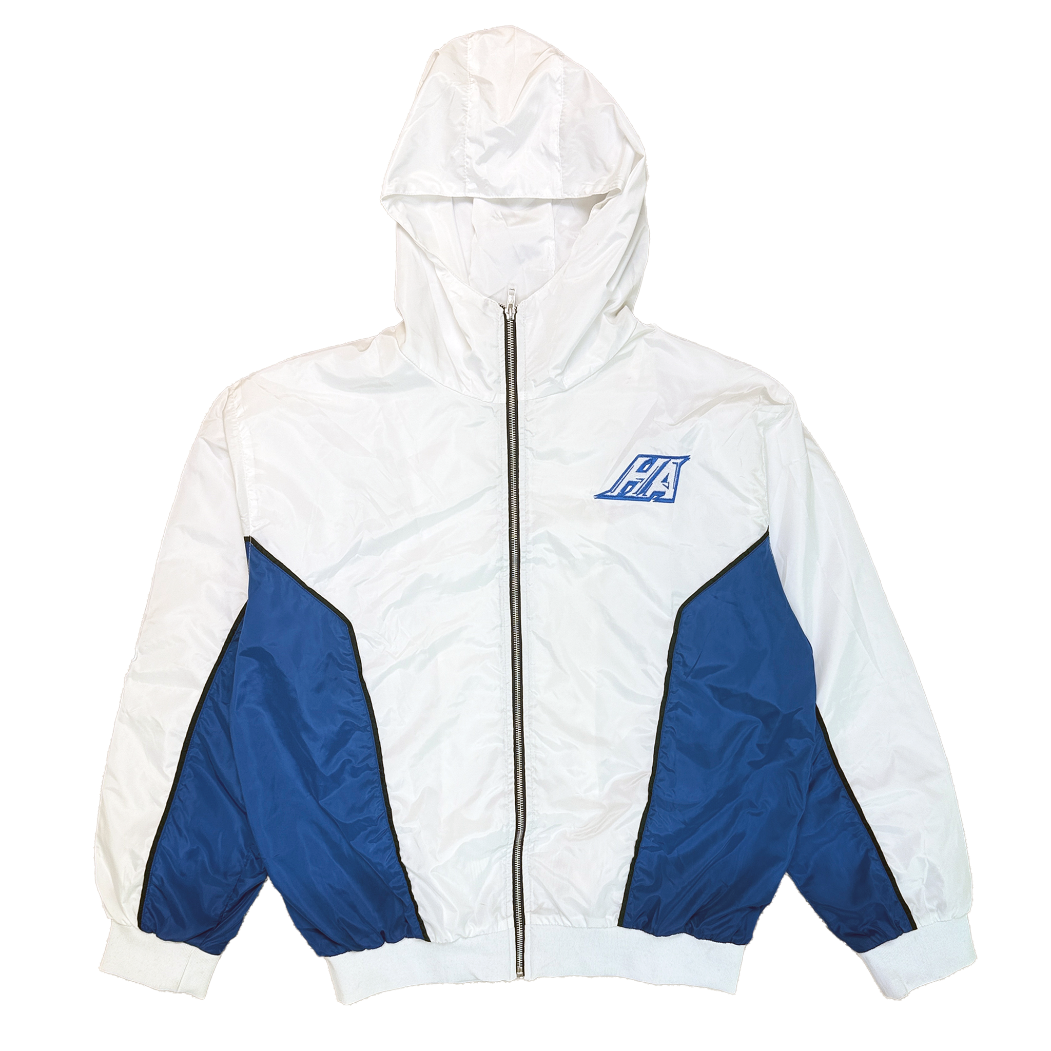 Brick By Brick Windbreaker - Royal/White