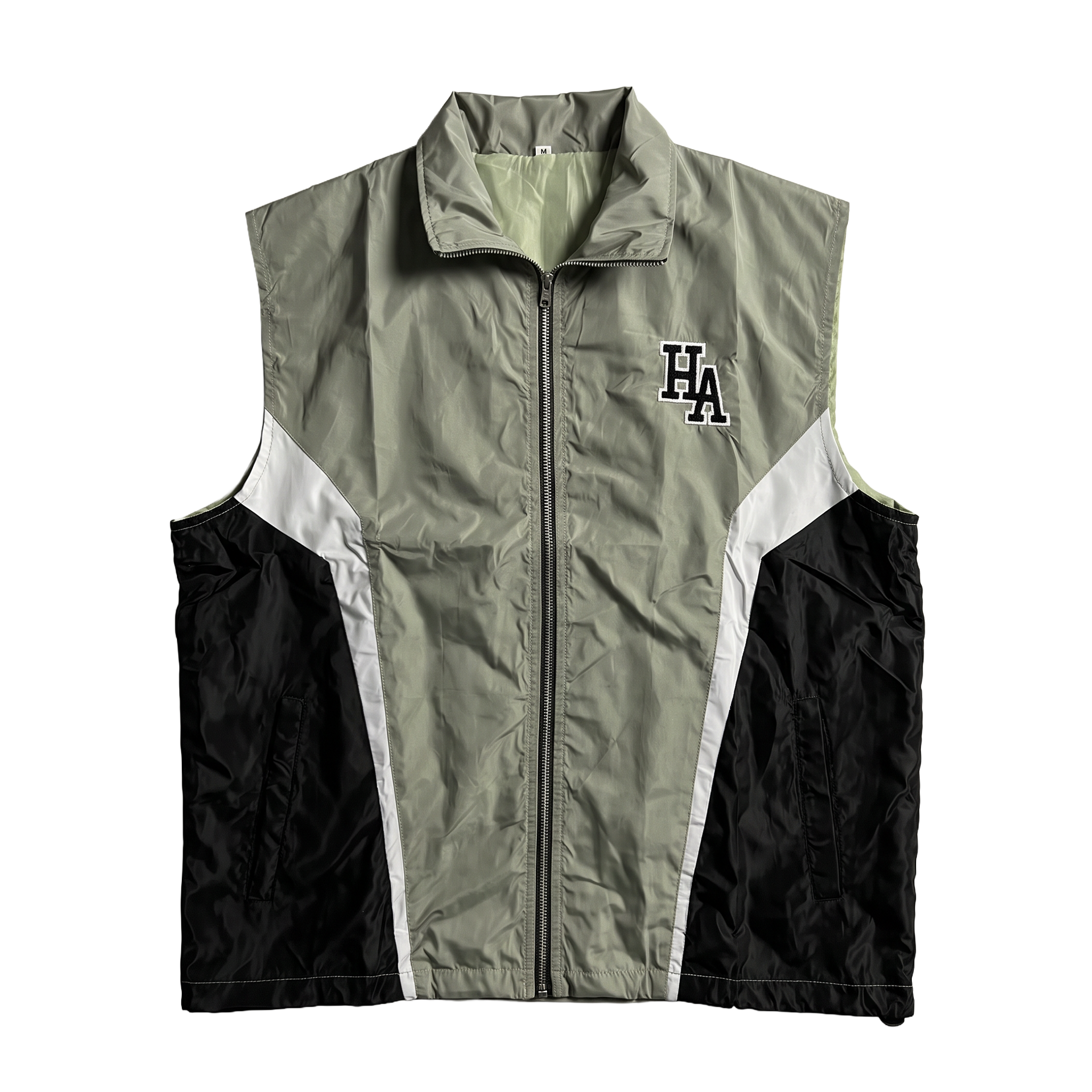 Light Olive Windbreaker Vest