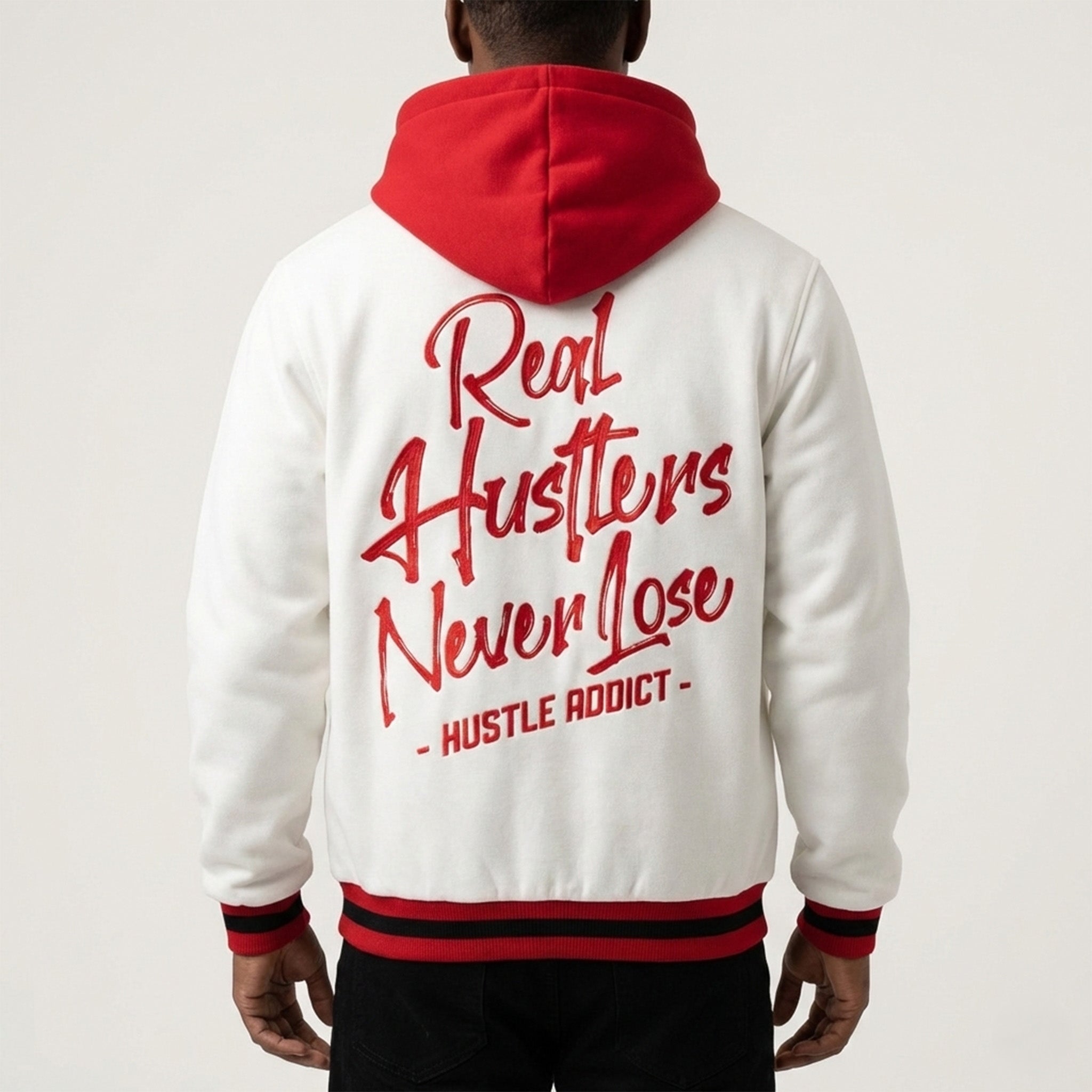 Red/White Bomber Jacket