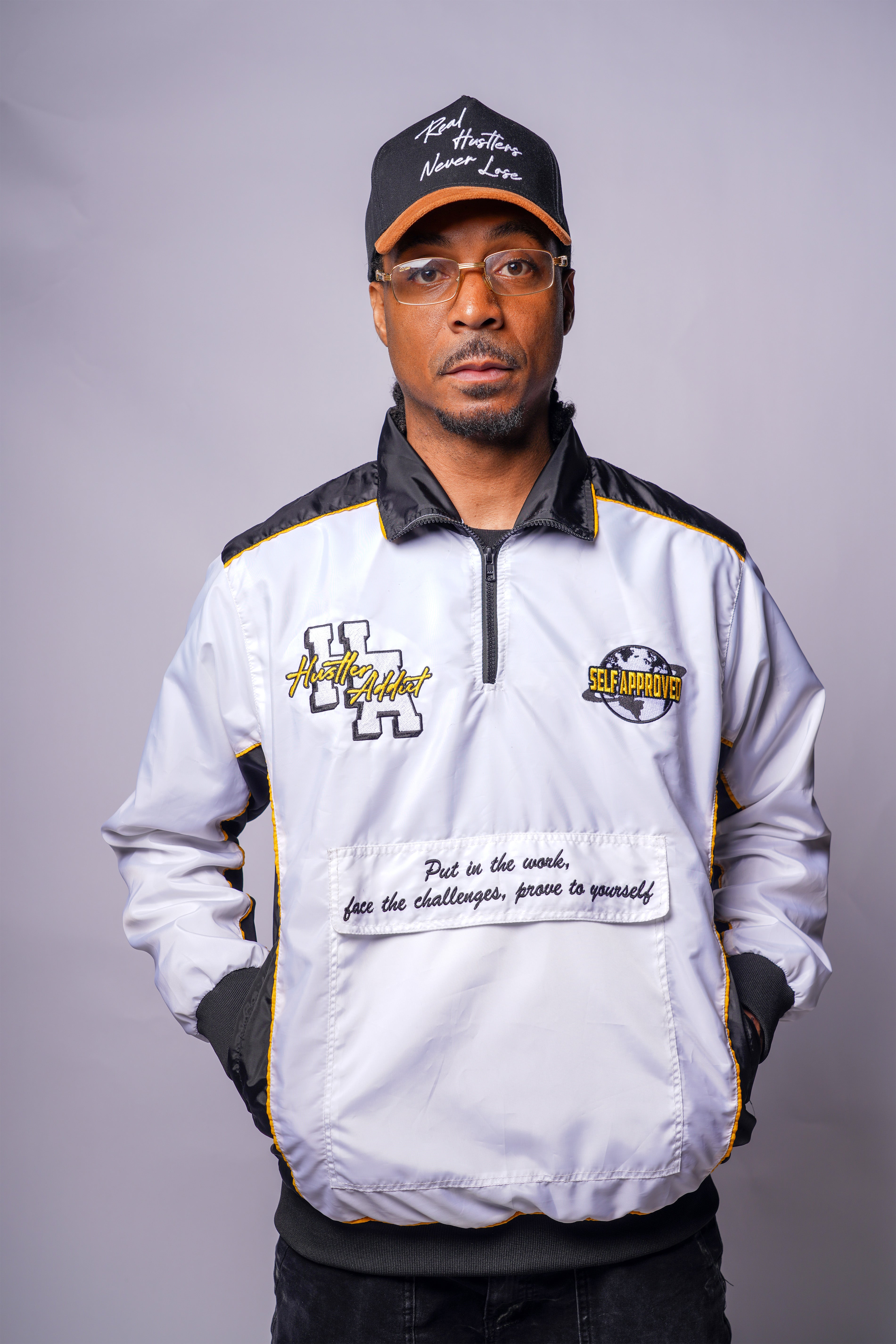 No Co-sign Needed Windbreaker - Black/Yellow