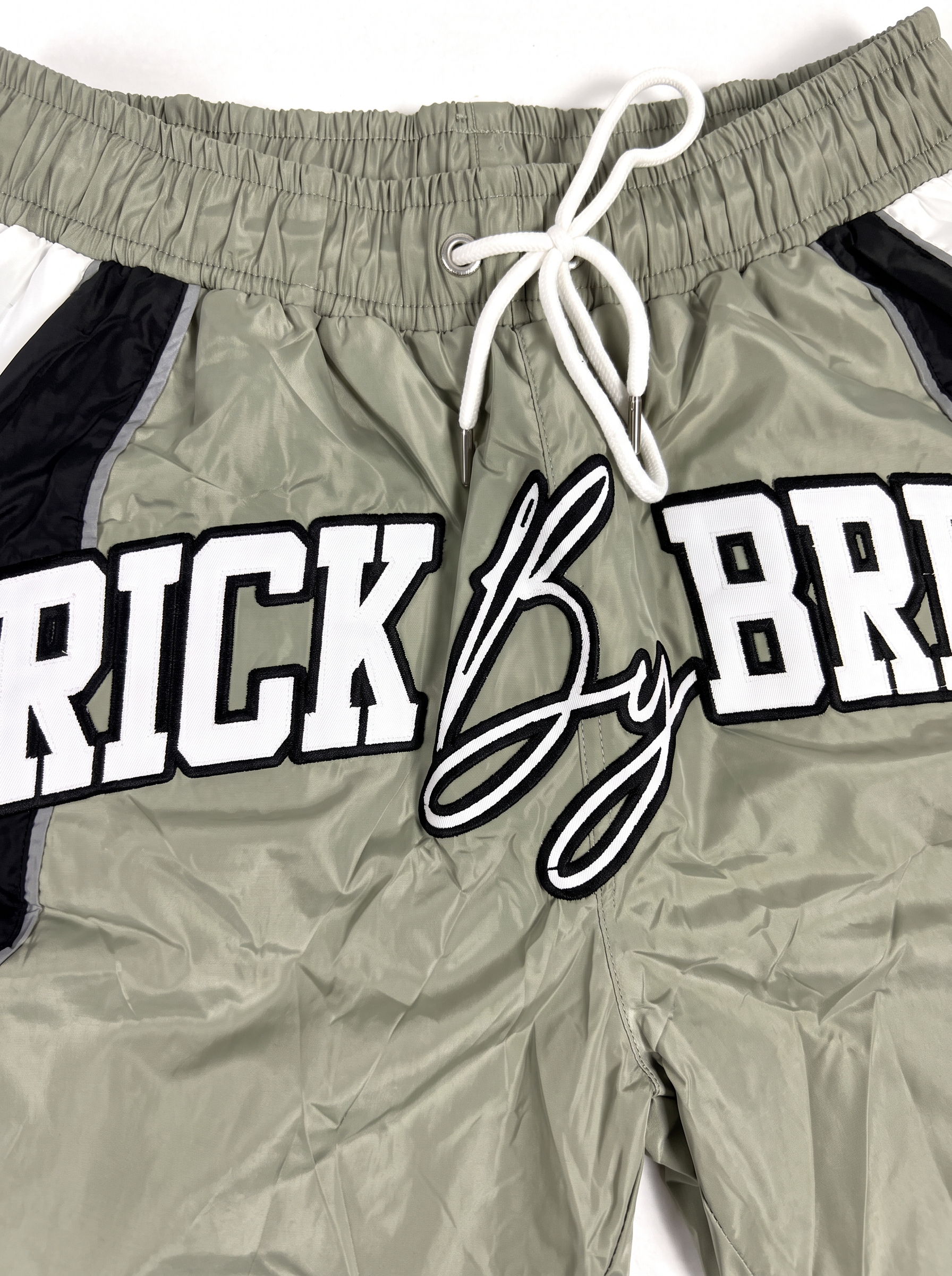 Olive/Black/White Shorts