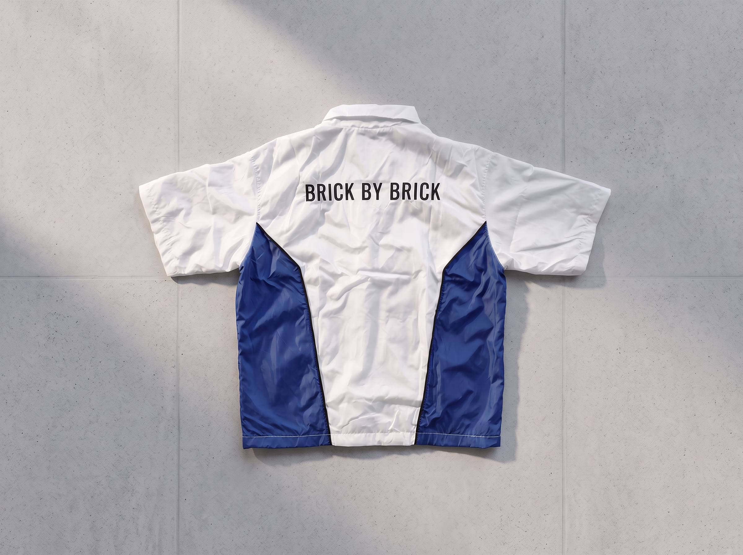 Royal/White Windbreaker Zip-Up