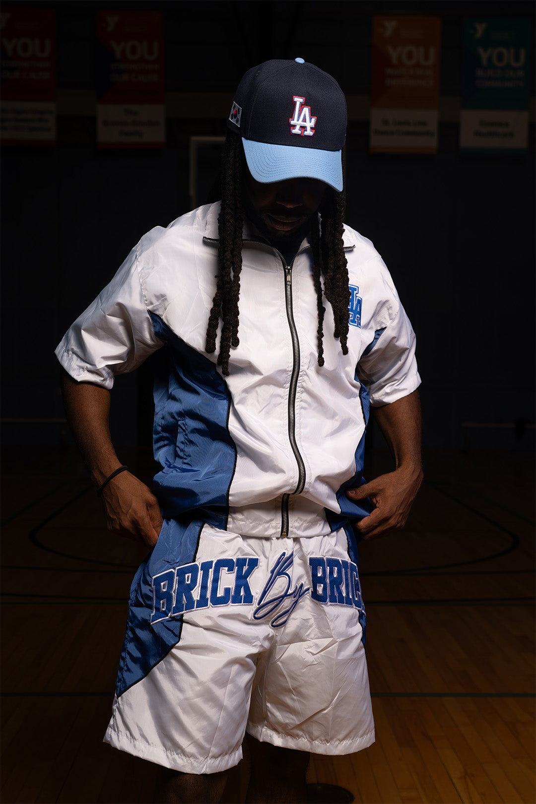 Royal/White Shorts